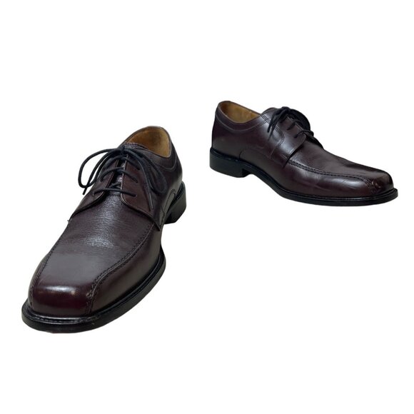 Bostonian Men\'s Burgundy Pollino Lace Up Shoes Sz 12M